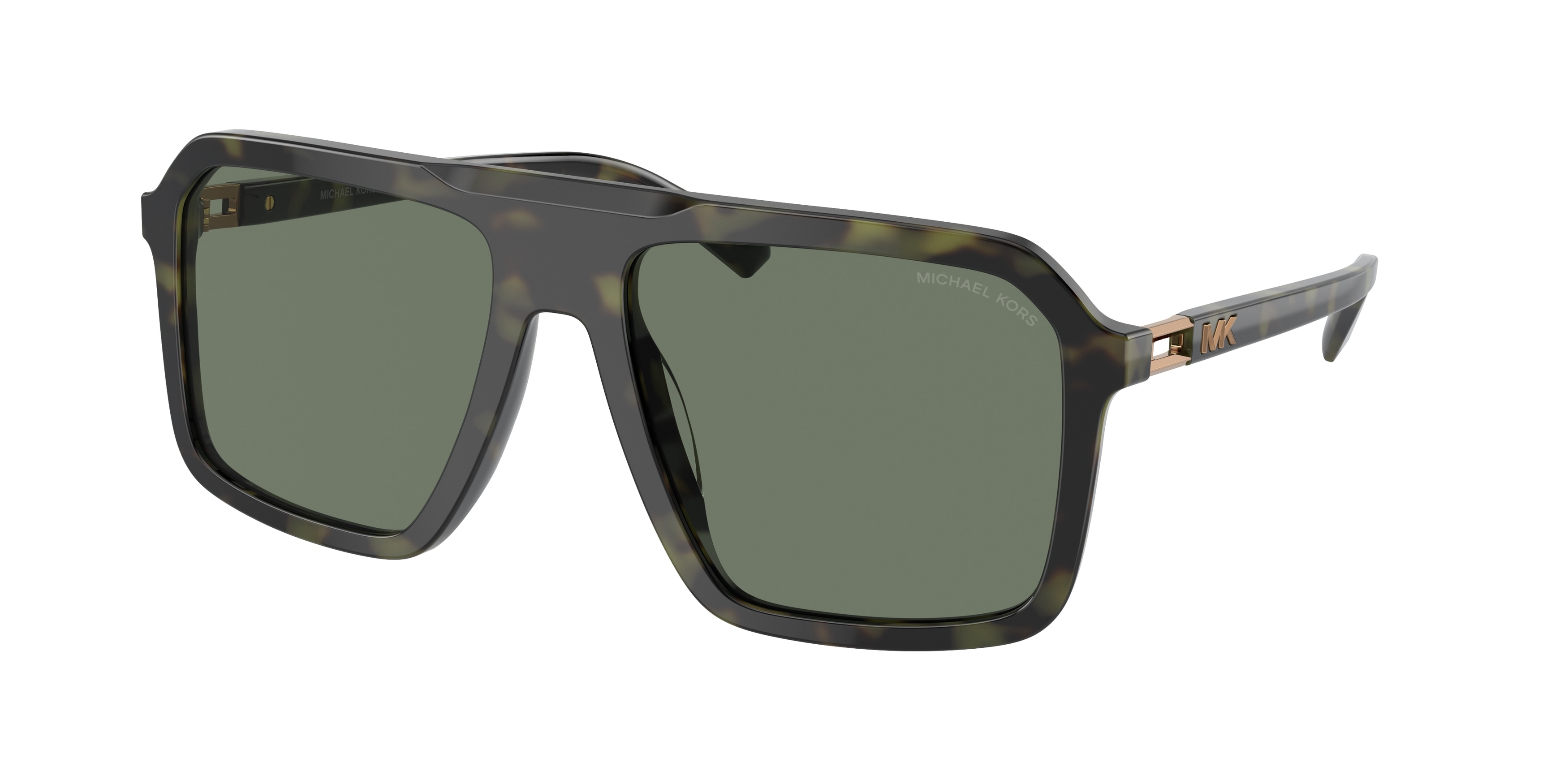 Michael Kors Herren MK2218U Murren 39433H Sonnenbrillen Acetat GrüN GrüN Quadratisch Normal-image